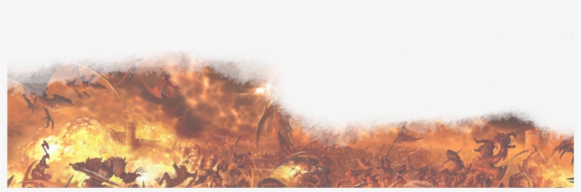 Epic Battle Blood Fire Fantasy Art 32x24 Print Poster, transparent png
