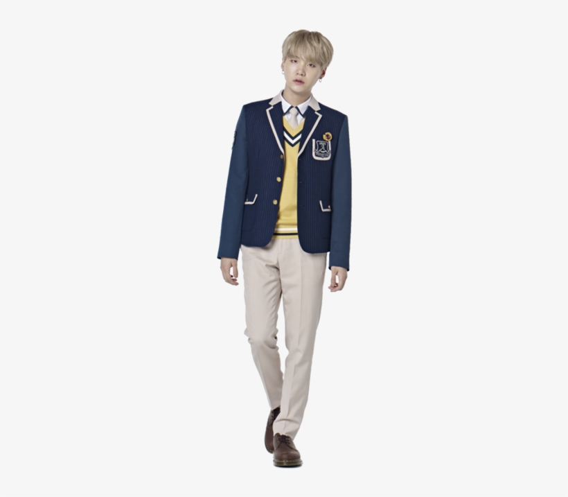 Bts, Min Yoongi, And Suga Image - Bts Suga School Uniform, transparent png