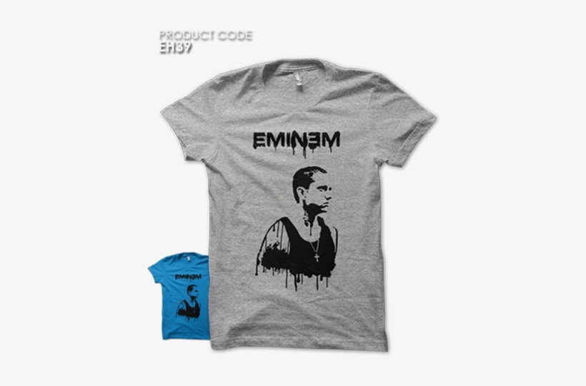 Eminem Half Sleeves Tshirt - Mockup, transparent png