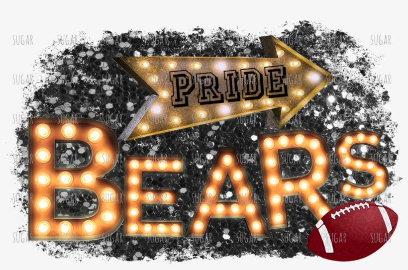 Bears Pride Marquee - Team Edward Team Edward Team Edward Rectangle Sticker, transparent png