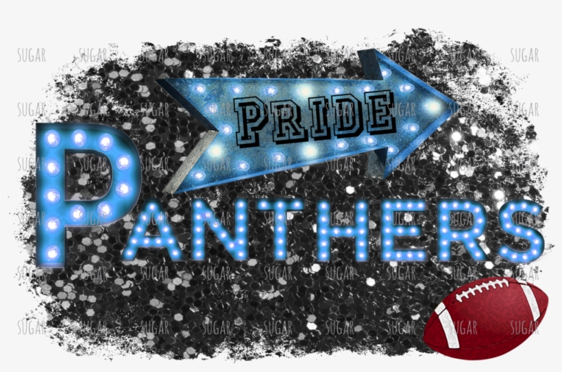 Panthers Pride Marquee - Moderner Karminroter Roter Imitat-glitter-druck Mousepads, transparent png