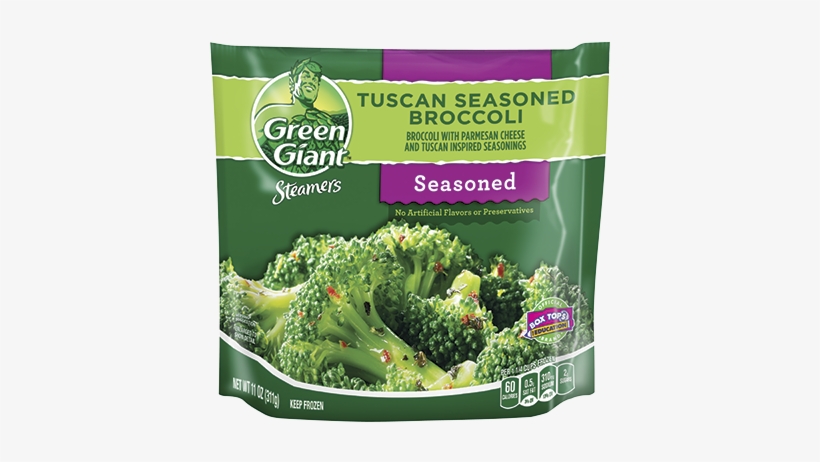 Green Giant Tuscan Seasoned Broccoli - Green Giant Broccoli Steamers, transparent png
