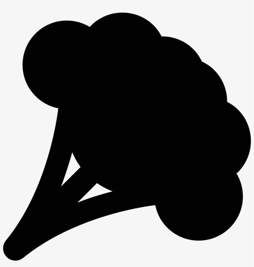 Broccoli Vegetable Silhouette Comments - Vegetable Silhouette Png, transparent png