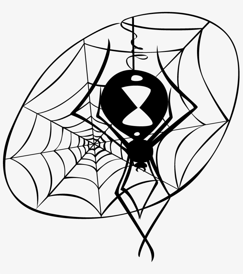 Spider Web Decal By Purple-hana On Clipart Library - Spider, transparent png