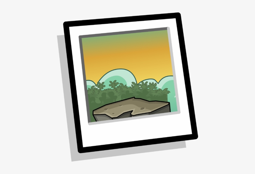 Cliff Lookout Background Icon - Picture Frame, transparent png