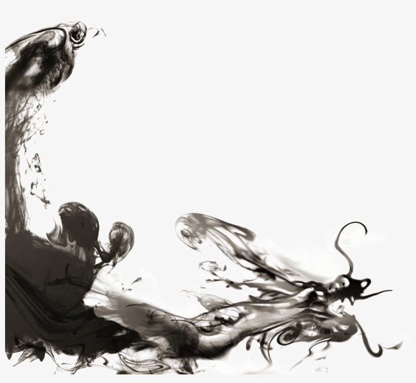 China Ink Brush Chinese Dragon Chinese Dragon Brush Painting