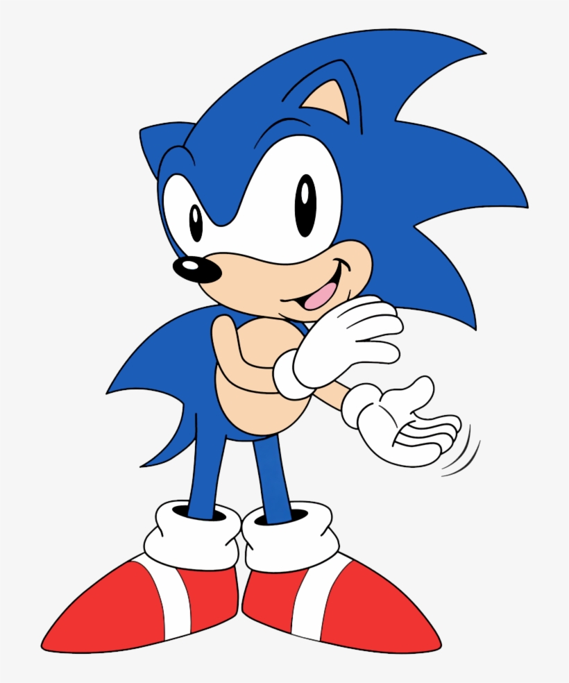 Sonic The Hedgehog - Sonic Clapping, transparent png