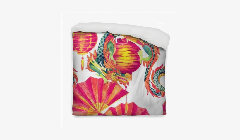 Chinese Dragon Watercolor Seamless Pattern - Arte Da Guerra - O Tratado Militar Mais Antigo Do Mundo, transparent png
