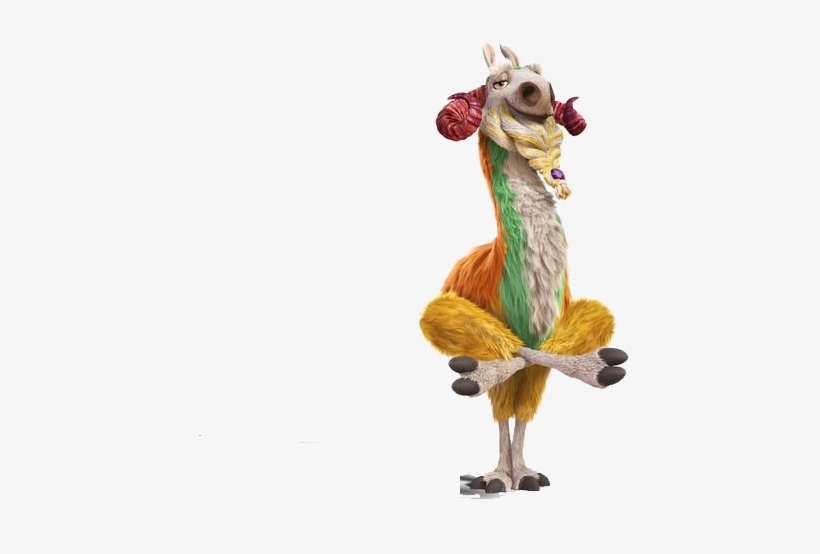 Shangri Llama Pose - Ice Age Collision Course Goat, transparent png