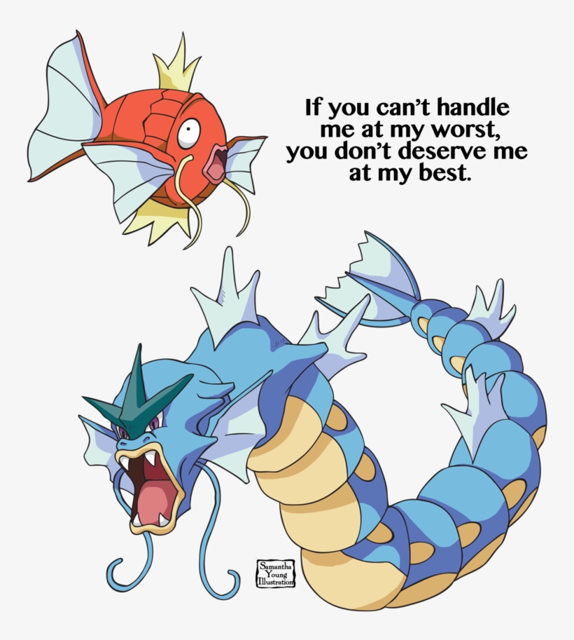 Png Freeuse Stock By Samyoungillustration On Deviantart - Magikarp Gyarados, transparent png