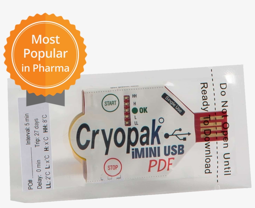 Temperature - Cryopak - Mx-in-s-8-l - Imini Internal Sensor. (each), transparent png