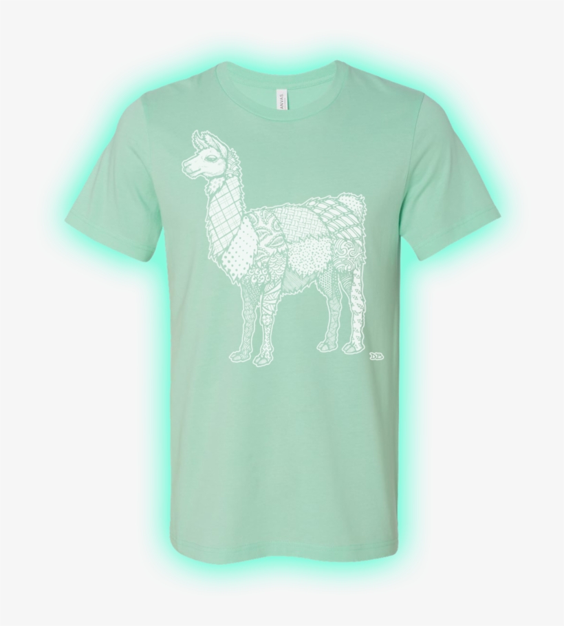 Llama Bella Shirt Preview, transparent png