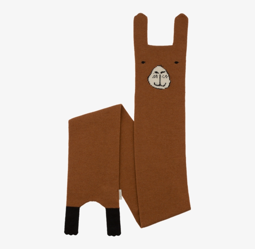 Tiny Cottons Knitted Scarf Llama - Tiny Cottons - Llama Knit Scarf Aw17 | Scout, transparent png