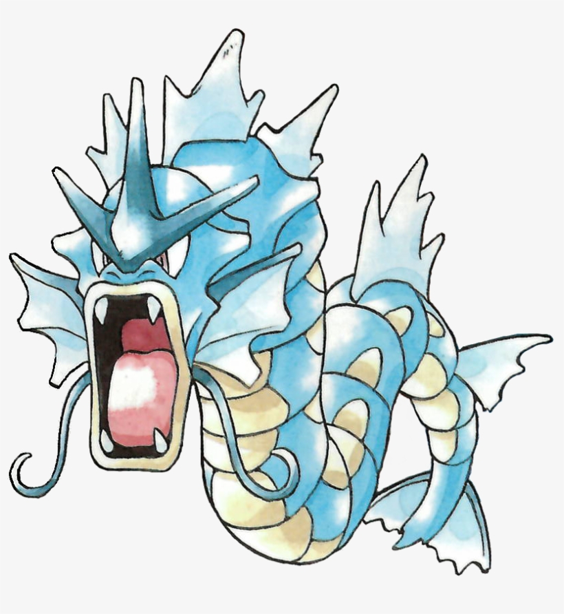 View 130gyarados Rg , - Gyarados Pokemon Red And Blue, transparent png