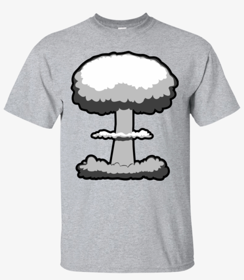 Mushroom Cloud Graphic T-shirt - Navy Captain - Sea Military Rank Eagle Star Stripes, transparent png