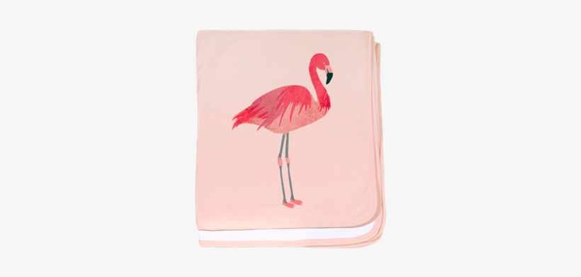Watercolor Pink Flamingo Baby Blanket> Watercolor Pink - Watercolor Flamingo Clipart, transparent png