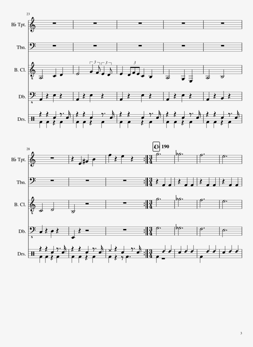 Menu Theme Sheet Music Composed By Analogik 3 Of 6 - Battleblock Theater Sheet Music Intro, transparent png