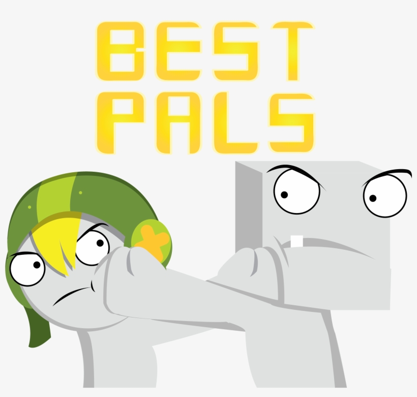 Best Pals 239 Kb - Cartoon, transparent png
