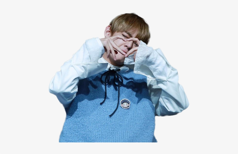 More Information - Blue Taehyung Transparent, transparent png