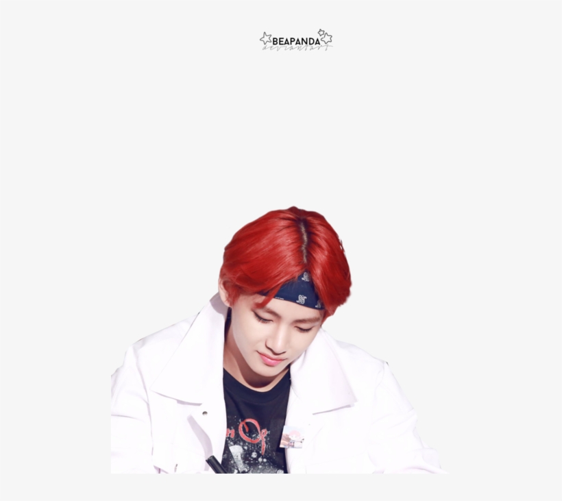 Taehyung Png And Bts Png Image - Taehyung Red Png, transparent png