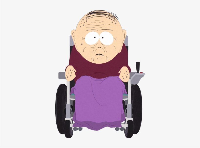 Marsh Family Grandpa Marsh W Purple Blanket - South Park, transparent png