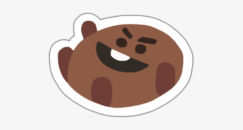 Deviantart Is The World's Largest Online Social Community - Bt21 Shooky Sticker Png, transparent png