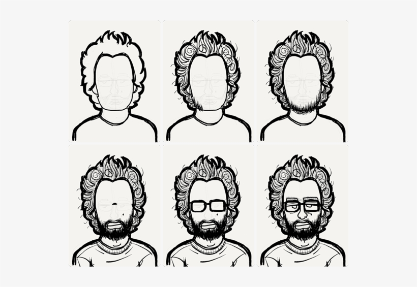 After Getting The Screen Of My Ipad Nice And Smeary - Drawing Manga Beard, transparent png