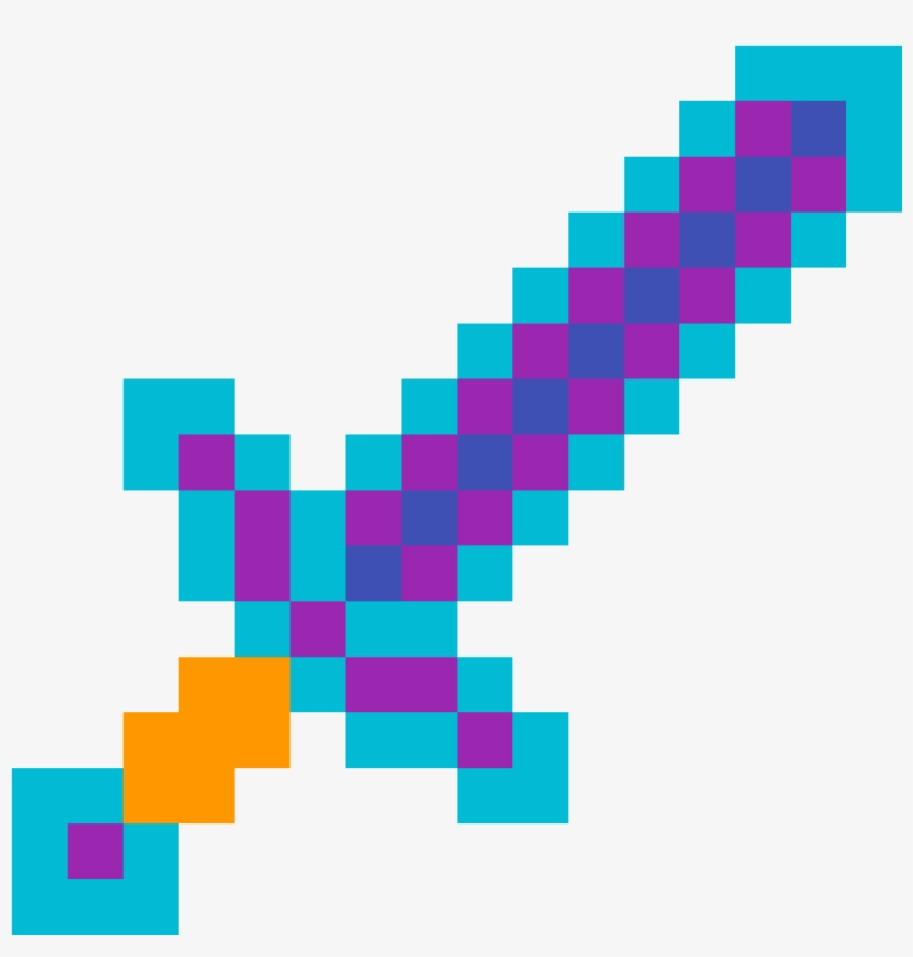 My Version Of Minecraft Sword - Minecraft Elucidator, transparent png