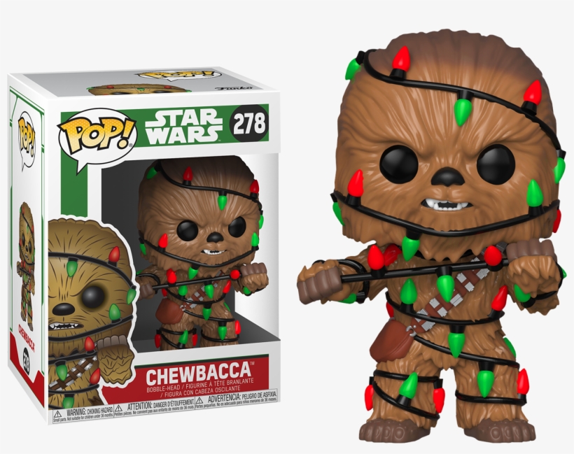 Chewbacca With Lights Christmas Holiday - Star Wars, transparent png