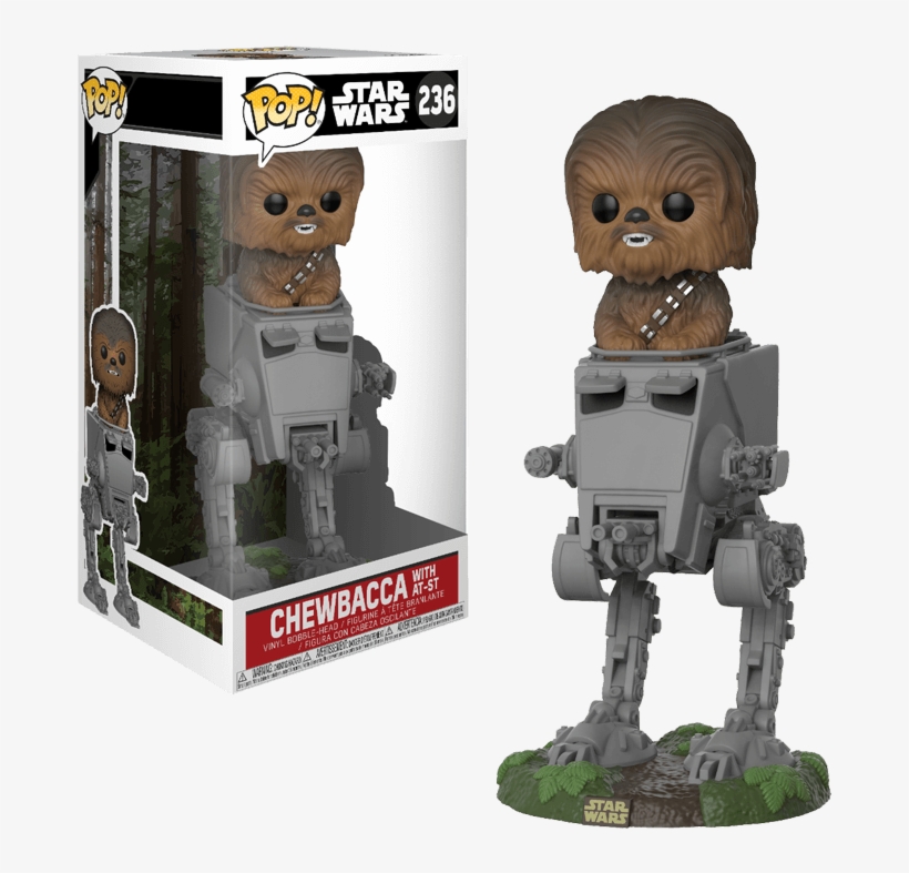 Star Wars - Chewbacca With Atst Pop, transparent png