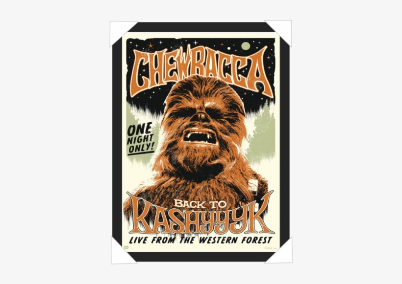 #809 - Poster Chewbacca Fnac, transparent png