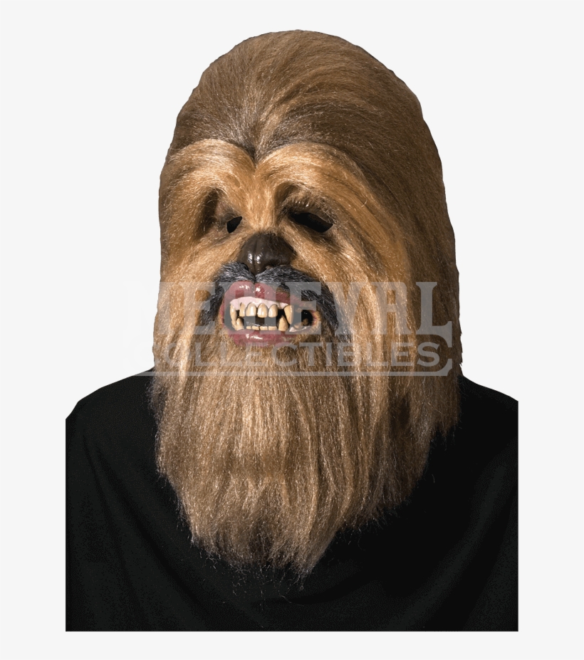 Adult Chewbacca Latex Mask - Mascara De Chubaca, transparent png