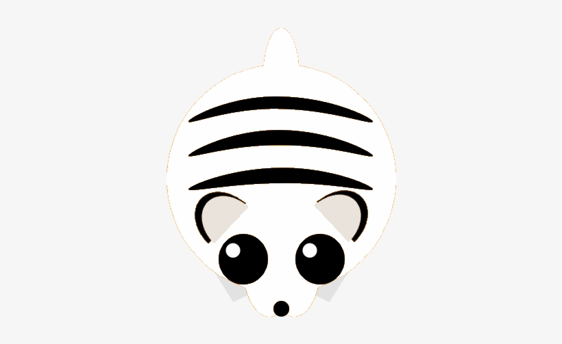 Whitetiger - Mope Io White Tiger, transparent png