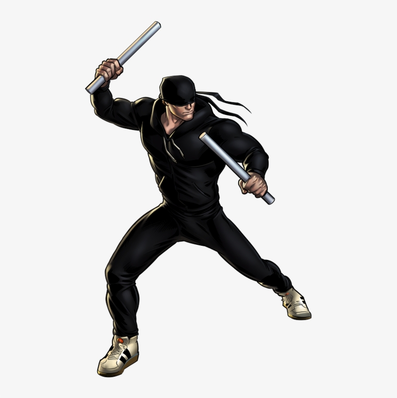 Clip Black And White Daredevil Man Without Fear - Marvel Avengers Alliance 2 Daredevil, transparent png