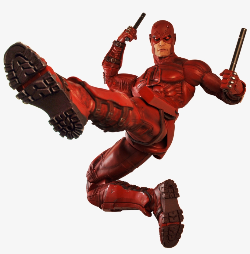Daredevil, The Man Without Fear, Joins Neca's Line - Daredevil Action Figure, transparent png