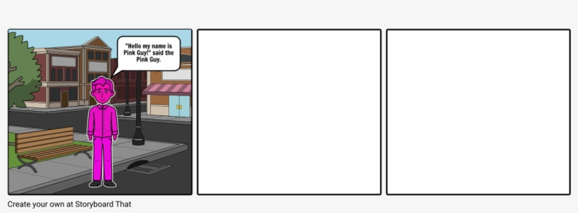 Pink Guy - Storyboard, transparent png