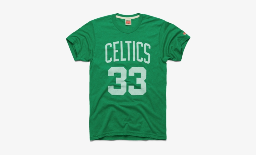 Larry Bird Green Jersey, transparent png