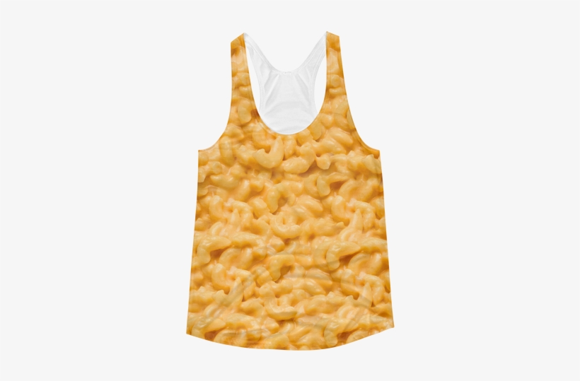Women's Mac N Cheese All Over Tank Top - Macaroni And Cheese, transparent png
