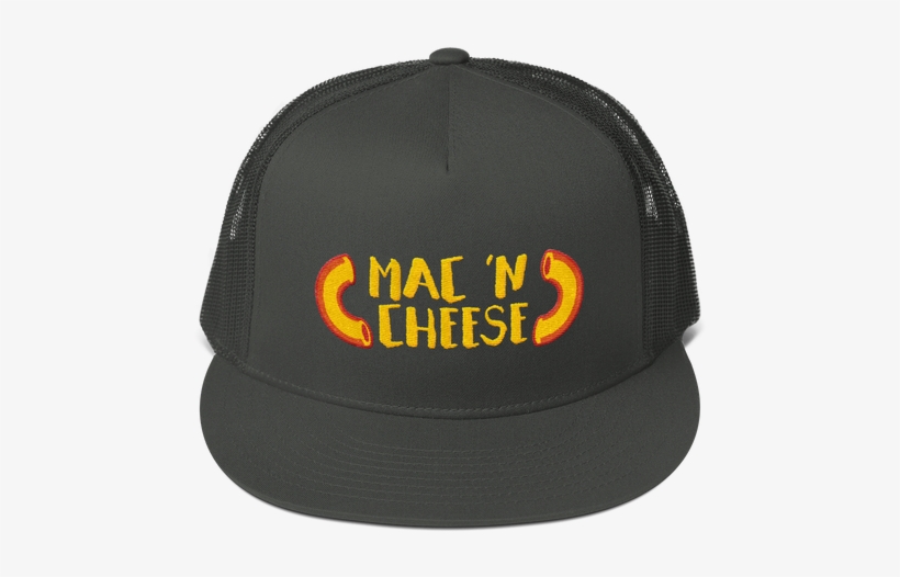 Mac 'n Cheese Trucker Snapback Cap - Mac And Cheese Hat, transparent png