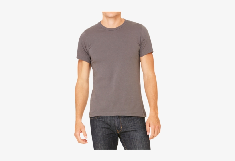 Cat Ears - Bella Canvas 3001 Asphalt, transparent png