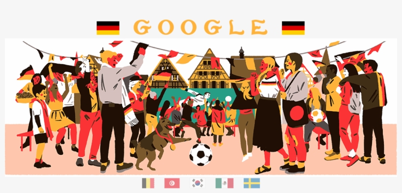 Show Headers - Google Doodle World Cup 2018, transparent png