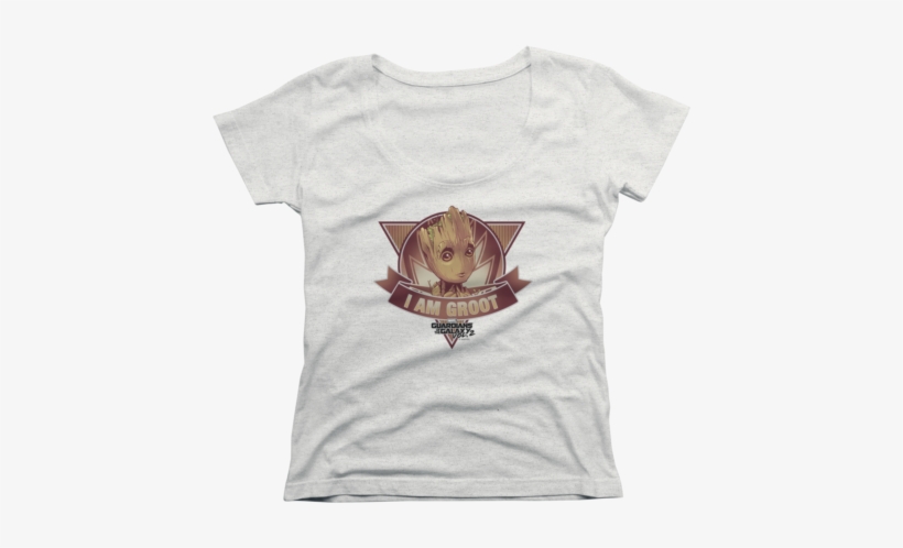Character Quadrant $26 - Marvel Groot Guardians Of Galaxy 2 Banner Graphic T-shirt, transparent png