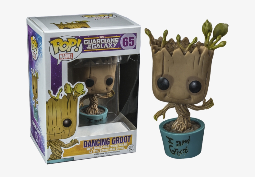 Guardians Of The Galaxy Dancing Groot I Am Groot Pop - Funko Pop Groot 65, transparent png
