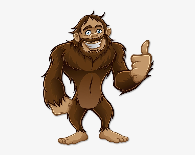 Click Here To Register - Bigfoot Cartoon, transparent png