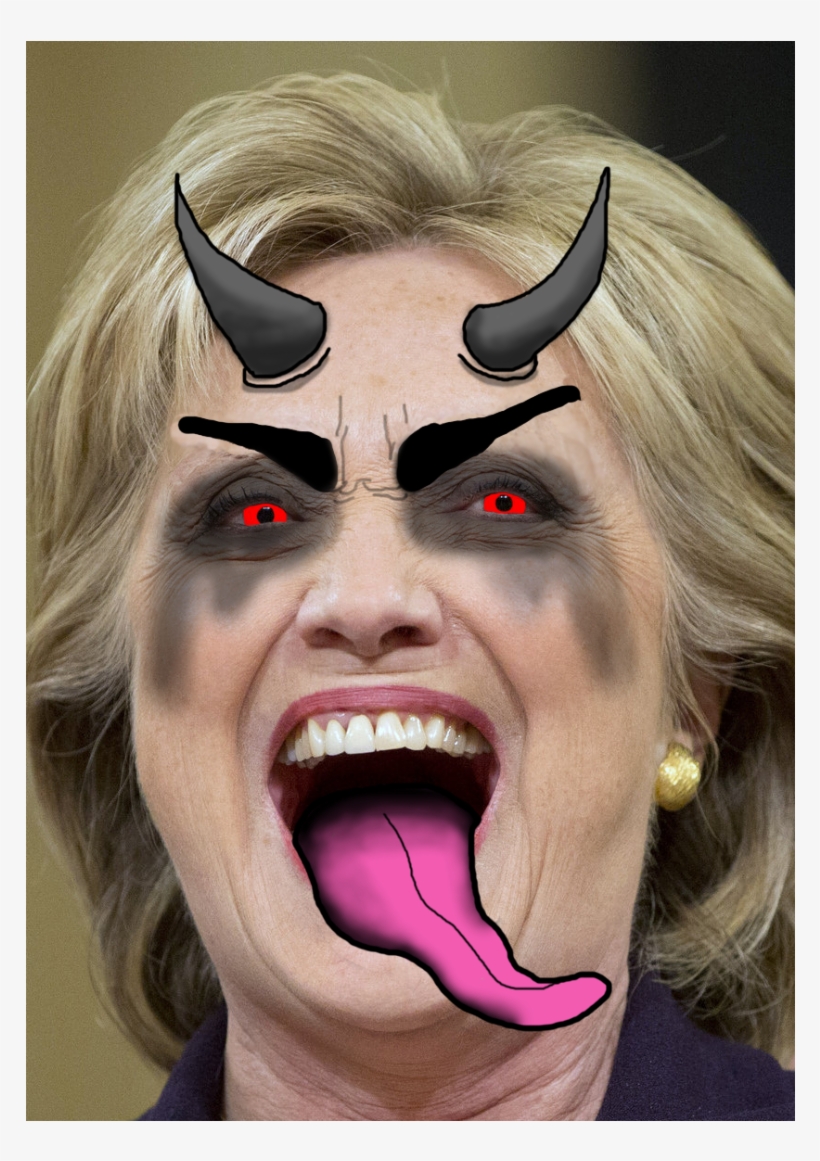 This Was After Jones Said That The Moon Landing Was - Hillary Clinton Mask By Rapmasks, transparent png