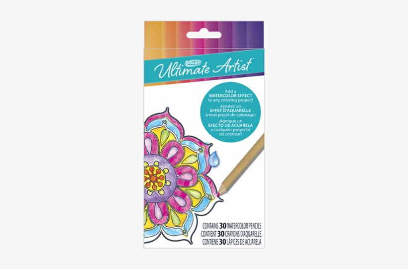 Ultimate Artist 30ct Watercolor Pencils - Roseart Ultimate Artist 40 Page Coloring Book, transparent png