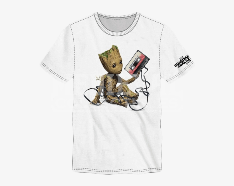 Guardians Of The Galaxy Baby Groot Mixtape Tee - Officially Licensed Original Inc. Officially Licensed, transparent png