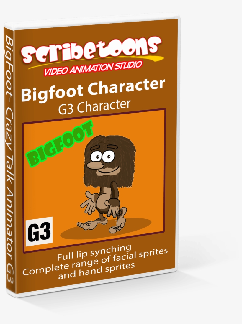 Bigfoot G3 Character - Cartoon, transparent png