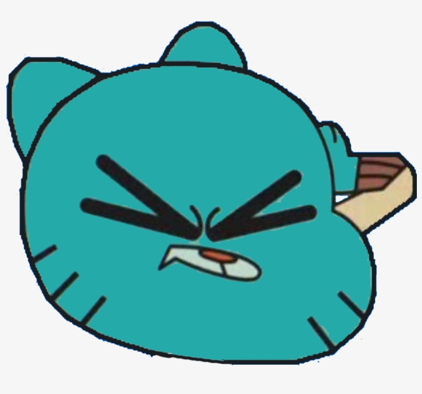 Gumball Facepalm Emote, transparent png