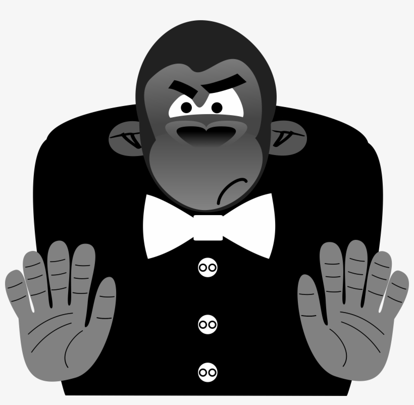 Gorilla Vector Low Poly - Gorilla Clip Art, transparent png